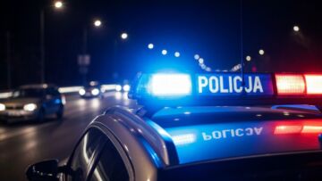 Zatrzymanie mężczyzny poszukiwanego za przestępstwa seksualne po wypadku drogowym
